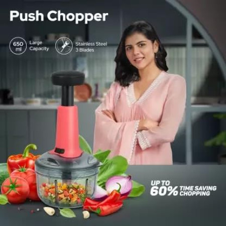 Roto Push Chopper – Ultra Fast Vegetable & Onion Cutter