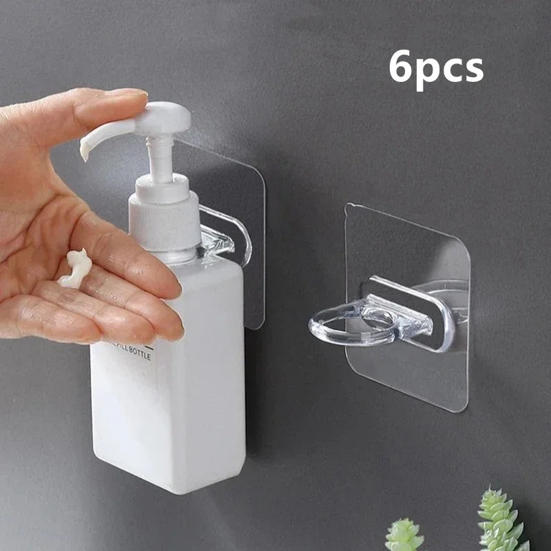 6 Pcs-Multifunctional Wall-Mounted Round Hooks - TA041